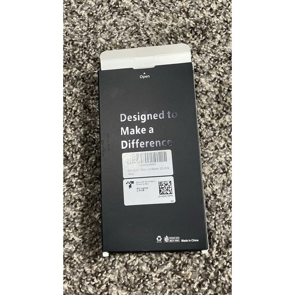 Samsung Galaxy S25 Ultra Case Brown Leather Stand Screen Protector New